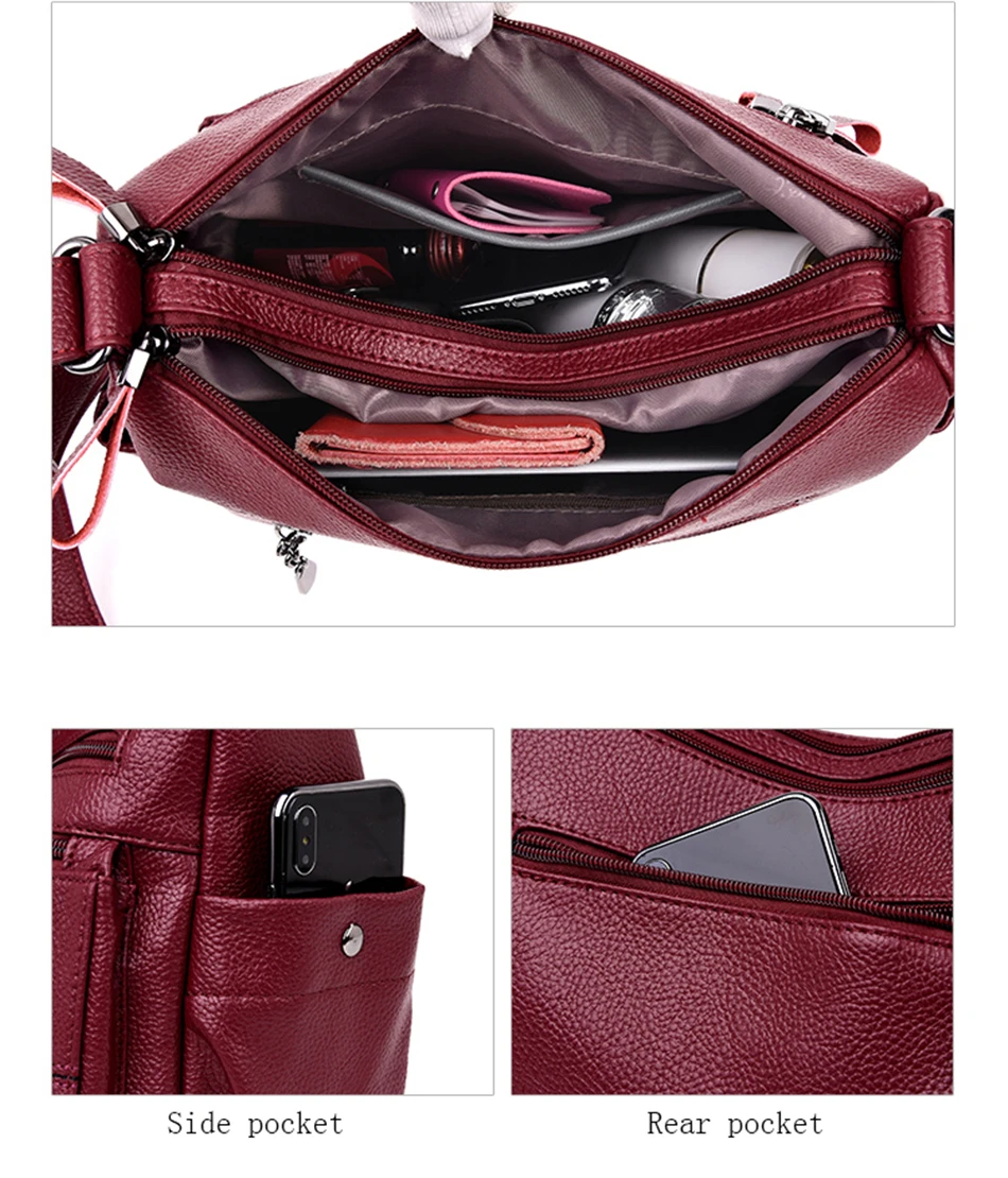 VANDERWAH Sac a основной Femme Классические мягкие кожаные сумки через плечо для женщин роскошные сумки женские сумки дизайнерские Bolsa Feminina