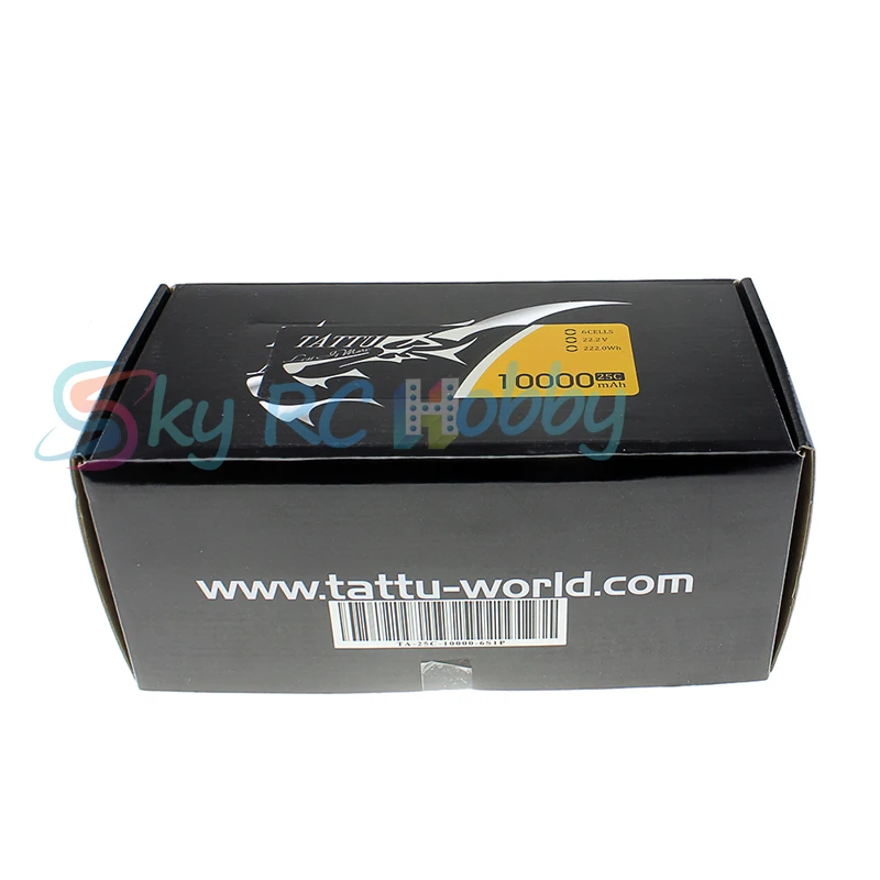 Литий-полимерный аккумулятор Tattu 6S 10000 мАч Lipo 22 2 в 25C беспилотный Аккумулятор для