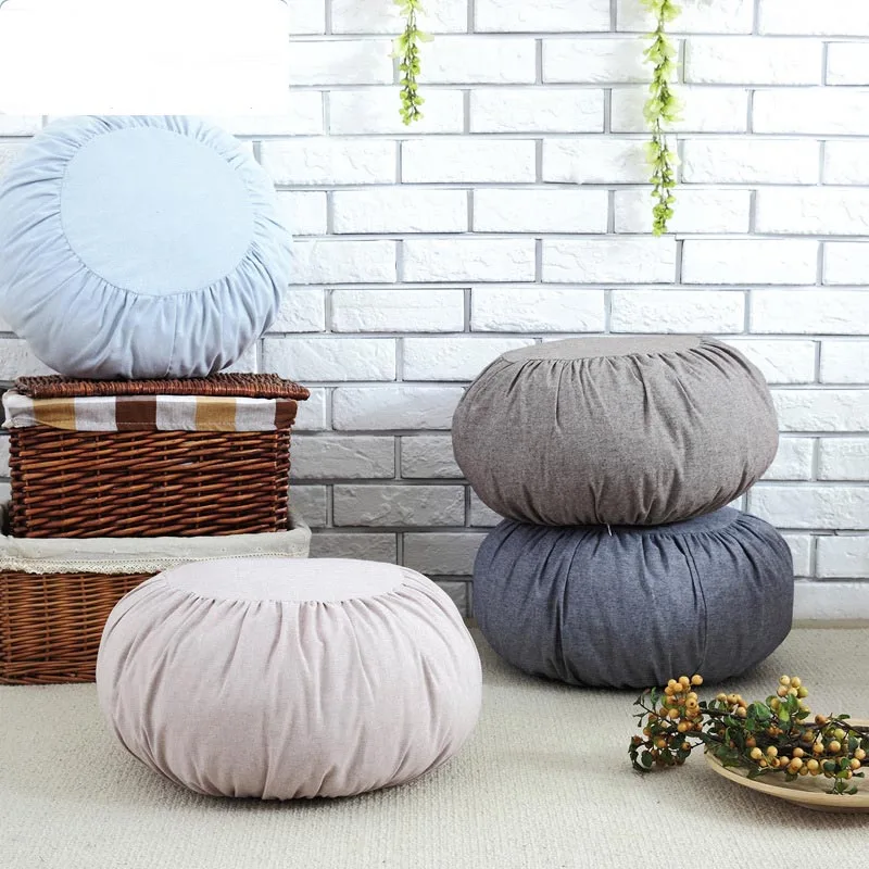 Японская и Корейская подушка из хлопка льна|sofa cushion|meditation cushionyoga cushion |
