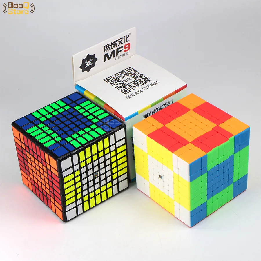 MF9 9x9x9 Cube 9x9 speed Cubo Migico кубик Moyu черный/Stickerless Профессиональный пазл 9*9 мини куб Обучающие Детские игрушки