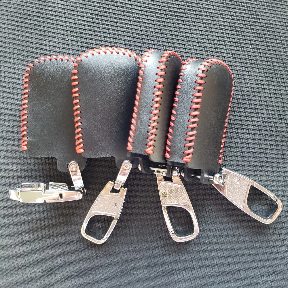 Чехол для автомобильного брелка из натуральной кожи Toyota Carens RAV4 Camry Avalon Land Crusizer