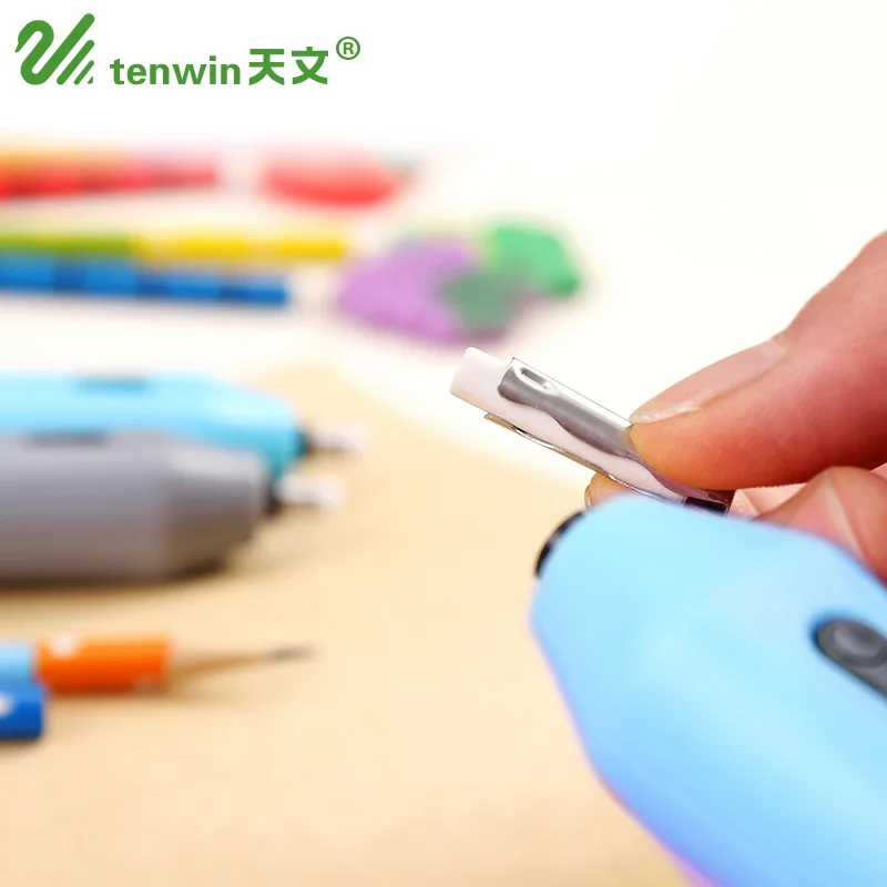 Electric Eraser Creative Candy Color Set Pencil Rubber Student Prizes Promotional Gift Stationery | Письменные принадлежности