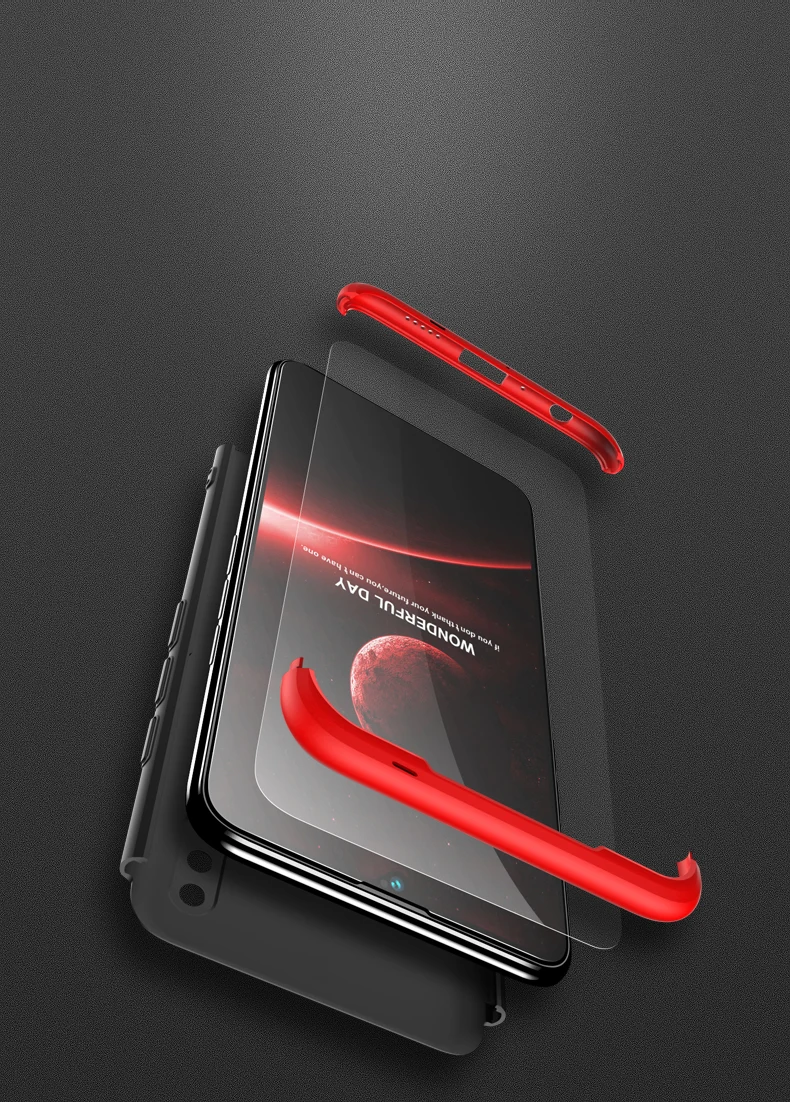 Новый чехол для Huawei P Smart 2019 роскошный жесткий пластиковый PSmart Dual 360 полный