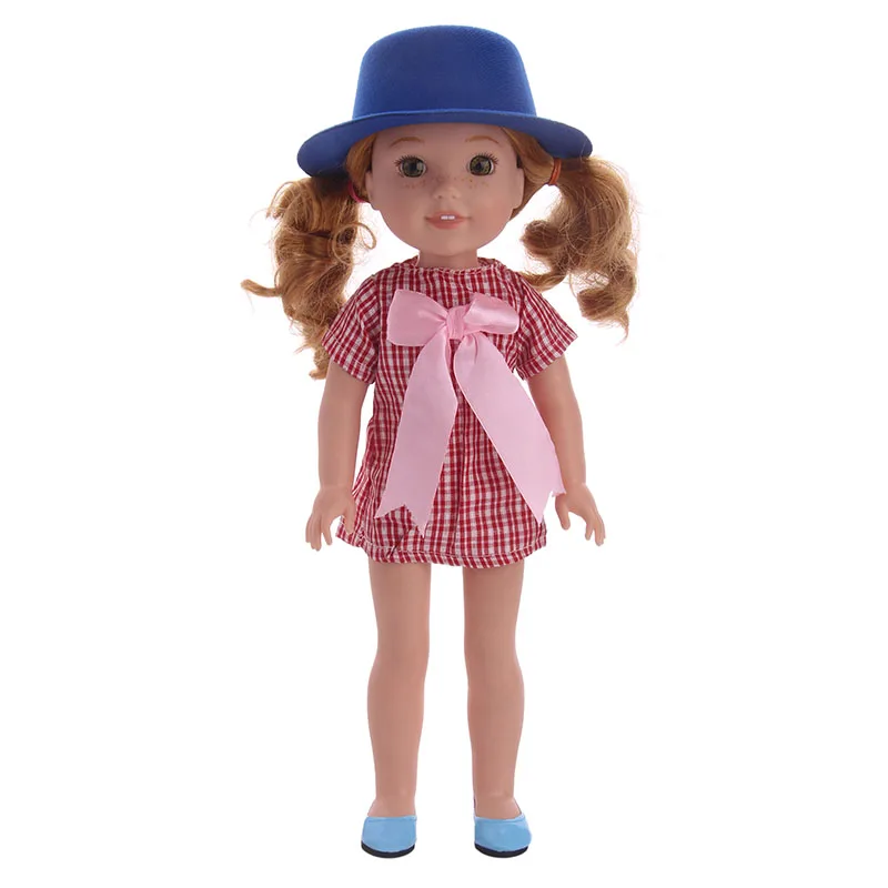 LuckDoll кукла шляпа от солнца для отдыха аксессуары 14 5 дюймов Wellie куклы|Куклы| |