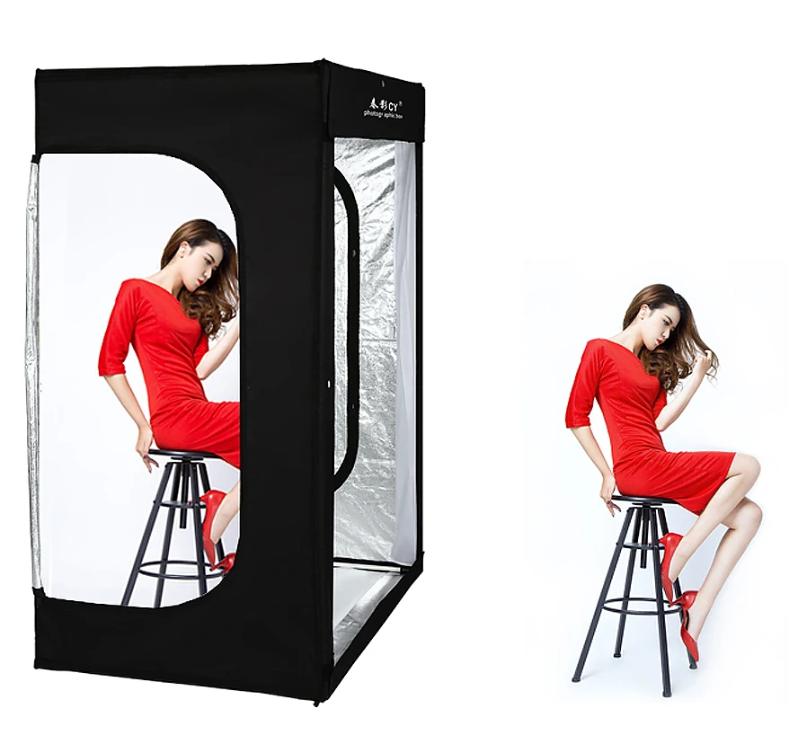 8 * Светодиодный полоски + 200x120x100 см софтбокс для фотостудии съемка светильник