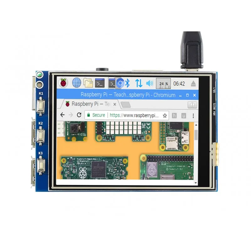 3 2 дюймовый TFT LCD C с разрешением 320x240 резистивный сенсорный экран 125 МГц