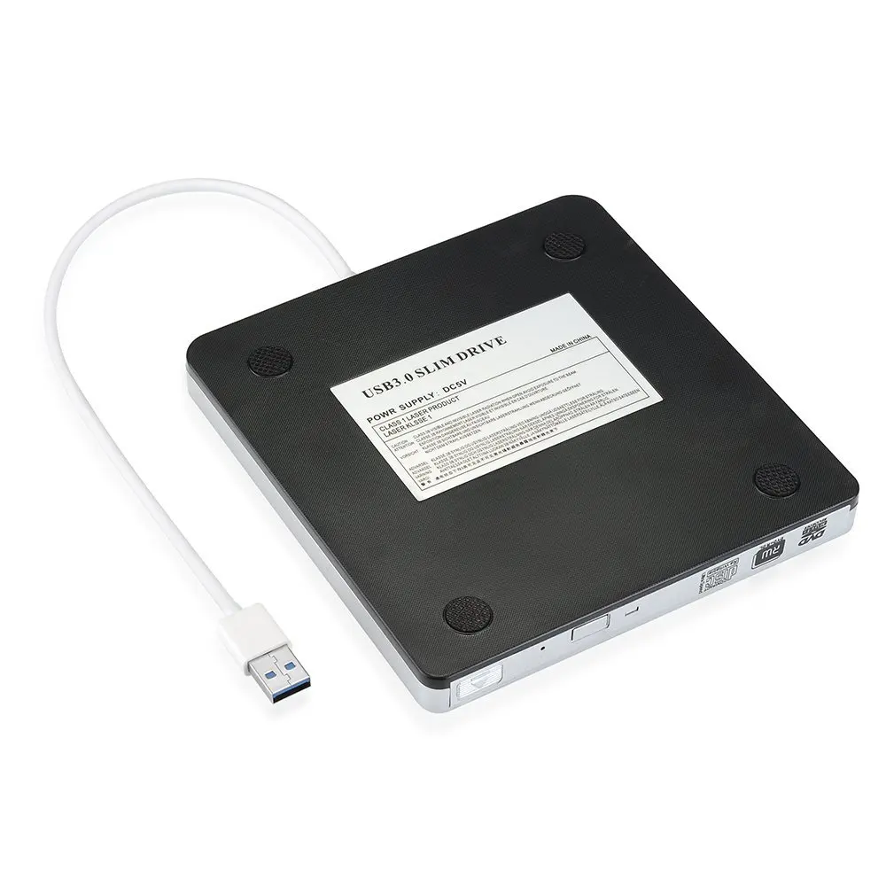 Внешний тонкий USB 3,0 DVD горелки DVD-RW VCD CD RW привод горелки Привод Superdrive портативный для Apple Mac MacBook Pro Air iMAC