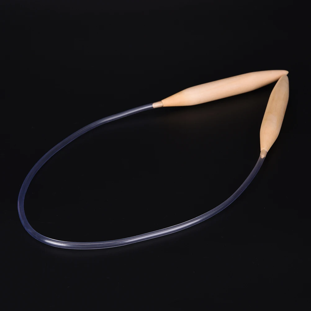 20 мм прозрачная трубка круглые Бамбуковые Спицы для вязания булавки толстой