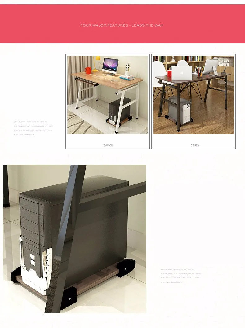 Модные Офисные рабочего домашний компьютер PC Рабочий стол простой современный