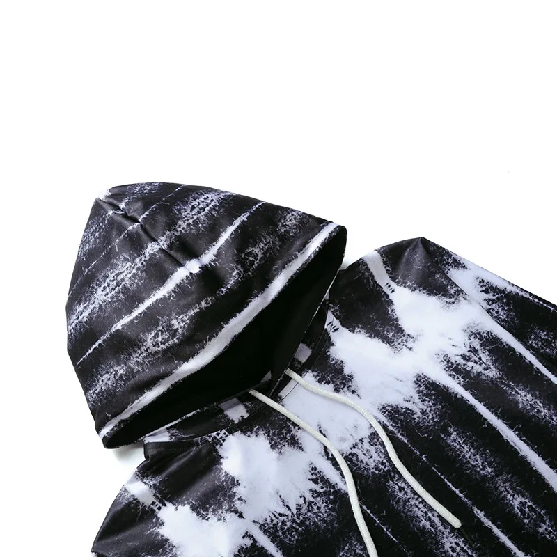 

Mens Hoody 2018 Autumn Innovation Stone Pattern Printed Casual Hooded Hoodies Plus Size Big Pocket Man Coat Streetwear WY051
