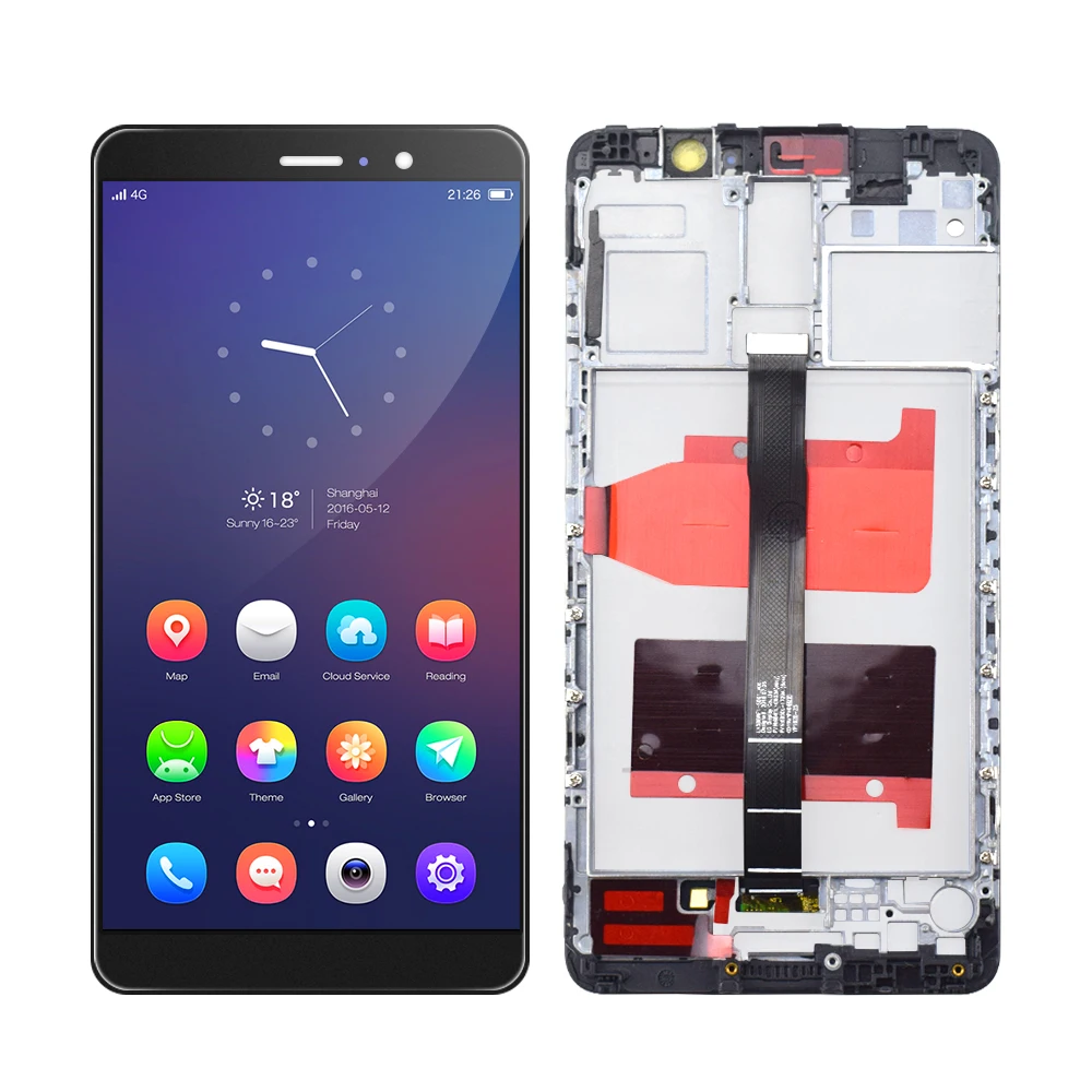 ЖК дисплей для Huawei Mate9 Mate 9 MHA L09 L29 дигитайзер сенсорный экран Стекло в сборе рамка