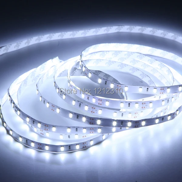 5m 600 LED 3528 SMD 12V flexible LED strip light, white/warm white/blue/green/red/yellow