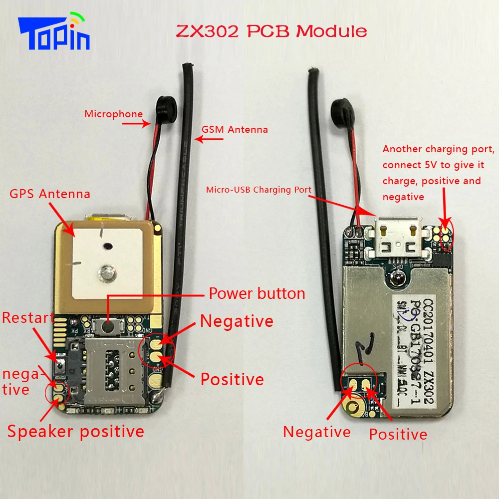 Topin Micro супер мини GPS трекер реального времени вызова Голосовой мониторинга веб