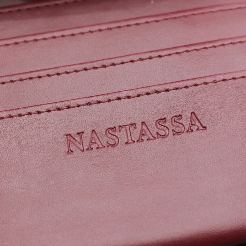 

Nastassa Wallet Women Long Credit Card Holders Brand Quality Pu Leather Smart Phone Holder Purse Evening Clutch