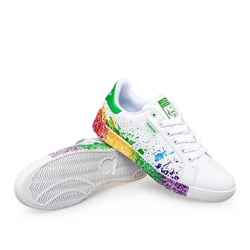 Мужская обувь для скейтбординга Цвет белый дышащая сезон осень лето из сетчатого