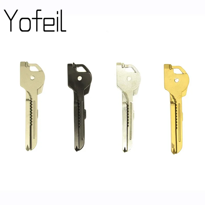 Utili-Key 6 в 1 Мини Брелок-Мультитул карманный нож из нержавеющей стали складной походный Открытый нож швейцарские технологии EDC оборудование