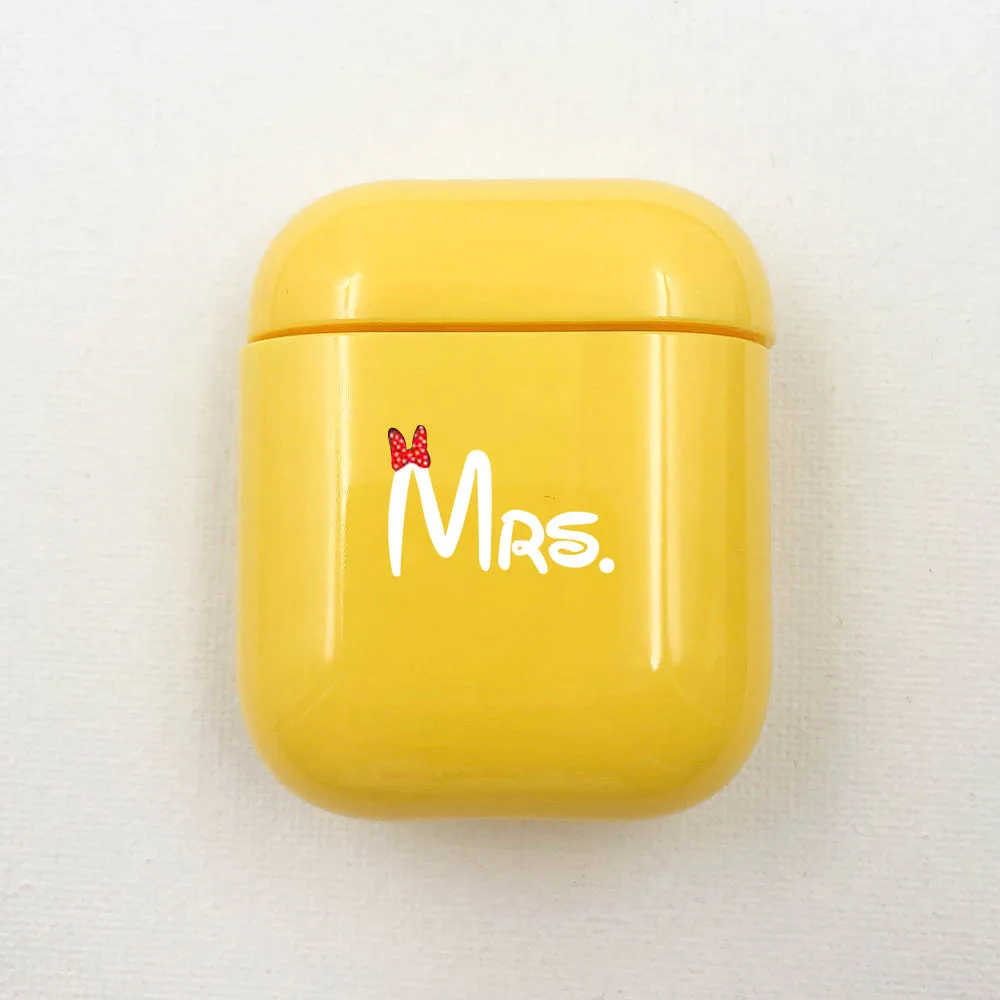 I200168 Смех жизнь прозрачная пара роскошные наушники чехол для Airpods чехол наушники защитный чехол для Airpods аксессуары - Цвет: I200168