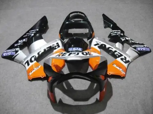 Литья под давлением обтекателя комплект для Honda CBR900RR 929 00 01 CBR 900RR 2001 2000 CBR900 ABS оранжевый серебро обтекатели комплект+ 7 подарки HM19