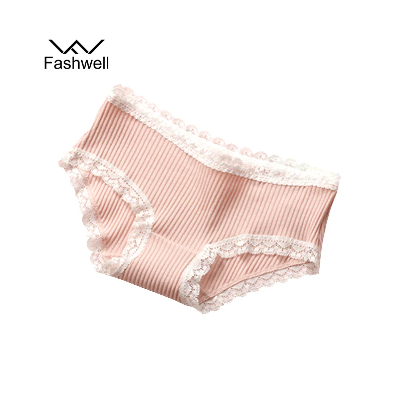 New Sexy Women Panties Cotton Underwear Cute Lace Low-Rise Briefs Breathable Underpants Girl S-XL |
