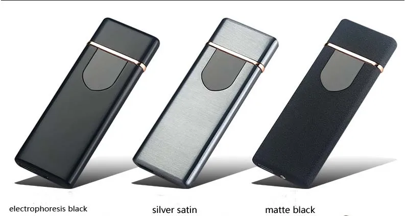 

100pcs USB Fingerprint touch sensing two-sided lighter