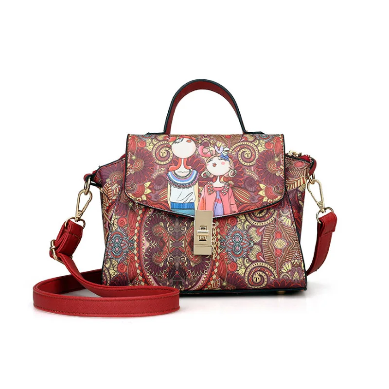 Оригинал печати Мини крылья мешок 2017 новая сумка плеча моды в европе|fashion