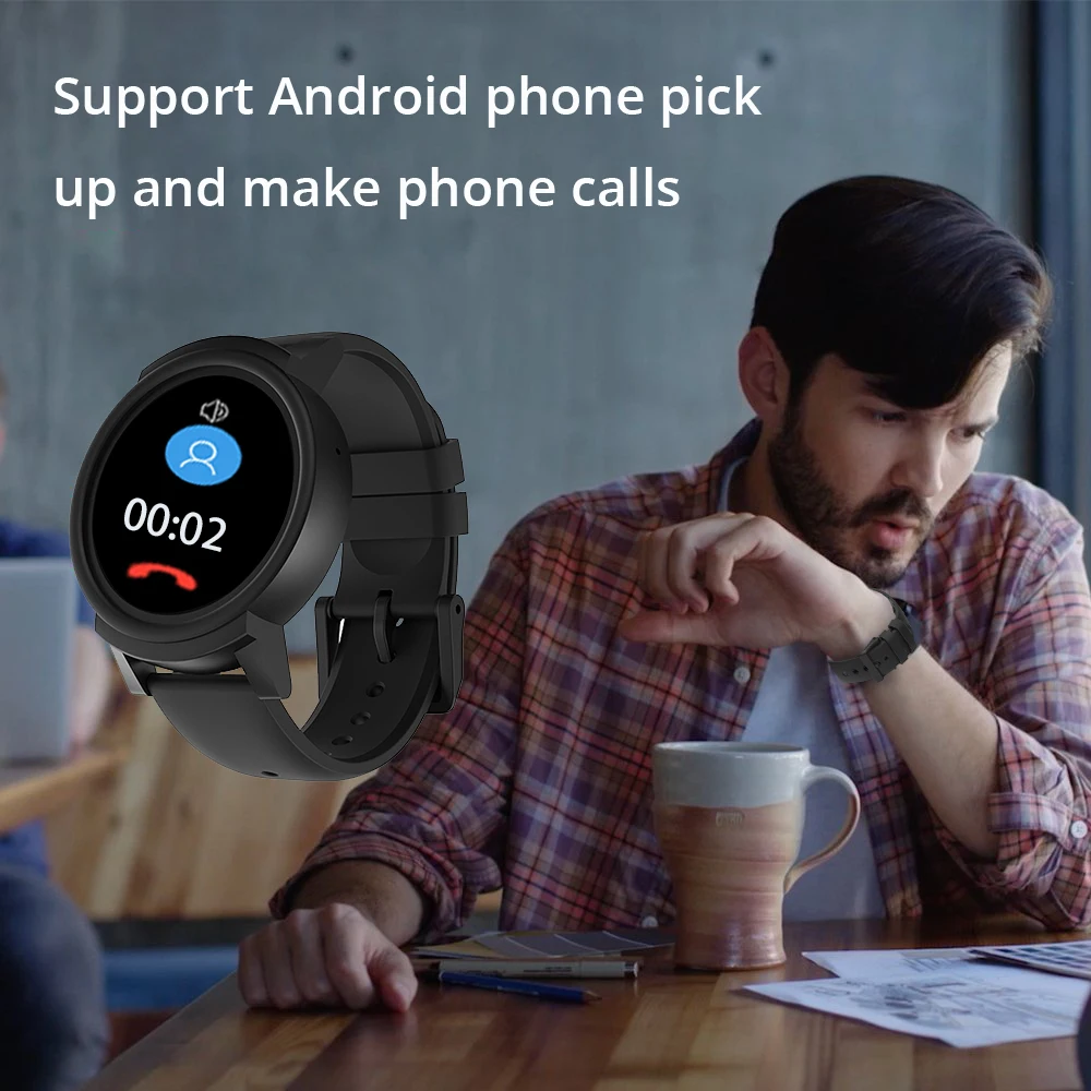 Оригинальный Ticwatch E умные часы для Android 2 0 MT2601 двухъядерный с GPS Смарт IP67