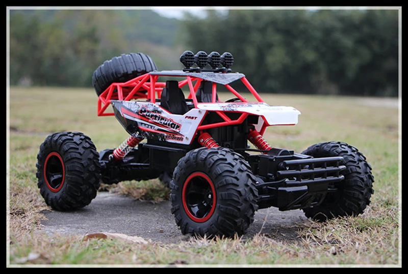QWZ 1:12 RC автомобиль 4WD альпинистский автомобиль 4x4 двойной привод двигателей Bigfoot автомобиль дистанционное управление Модель внедорожный автомобиль для мальчиков детские подарки
