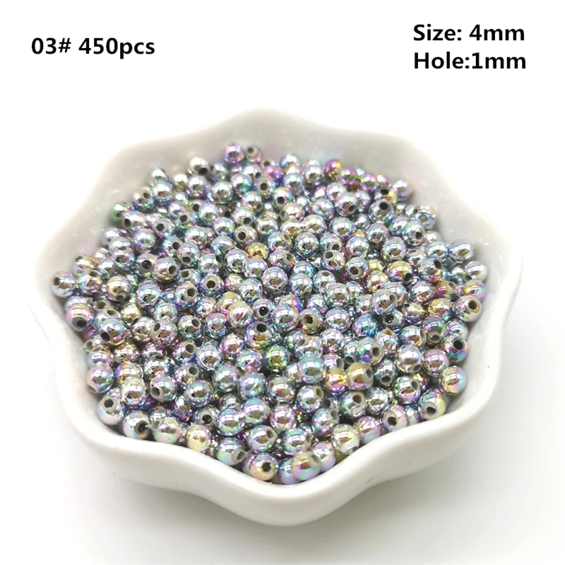 Красочные акриловые бусины разных форм для изготовления ювелирных изделий