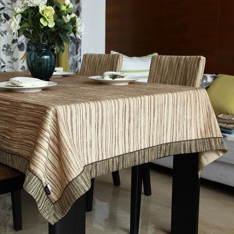 Горячая Распродажа брендовая скатерть из синельной ткани домашний декор Чистые