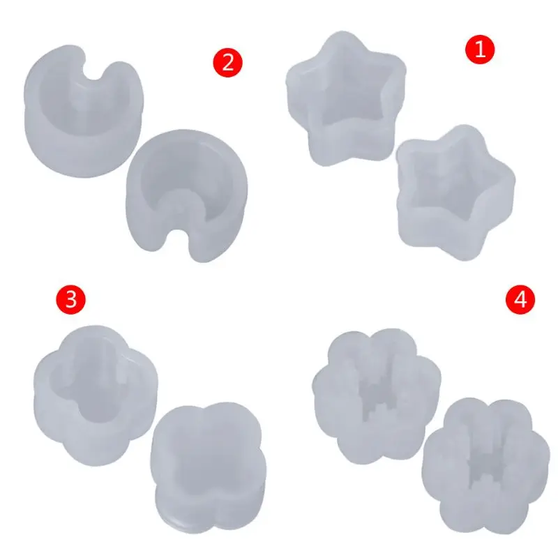 8 шт силиконовые формы для изготовления ювелирных изделий своими руками Снежинка