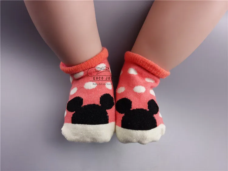 30 пара/лот Летнее платье с героями мультфильмов хлопок небуксующий унисекс