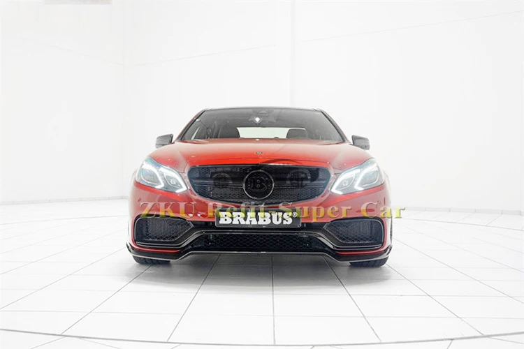 W212 B Стиль углеродного волокна передний выступ Спойлеры бампер для Benz EClass W212 подтяжку лица E200E300 с Amg посылка и E63