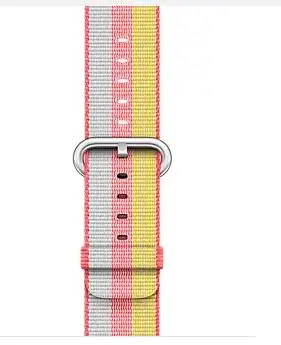 Тканые Пояса для Apple Watch band 42 мм 44 мм нейлоновый ремешок Спортивная петля тканевые ремешки для iwatch 5 band 38 мм 40 мм серии 5/4/3/2/1