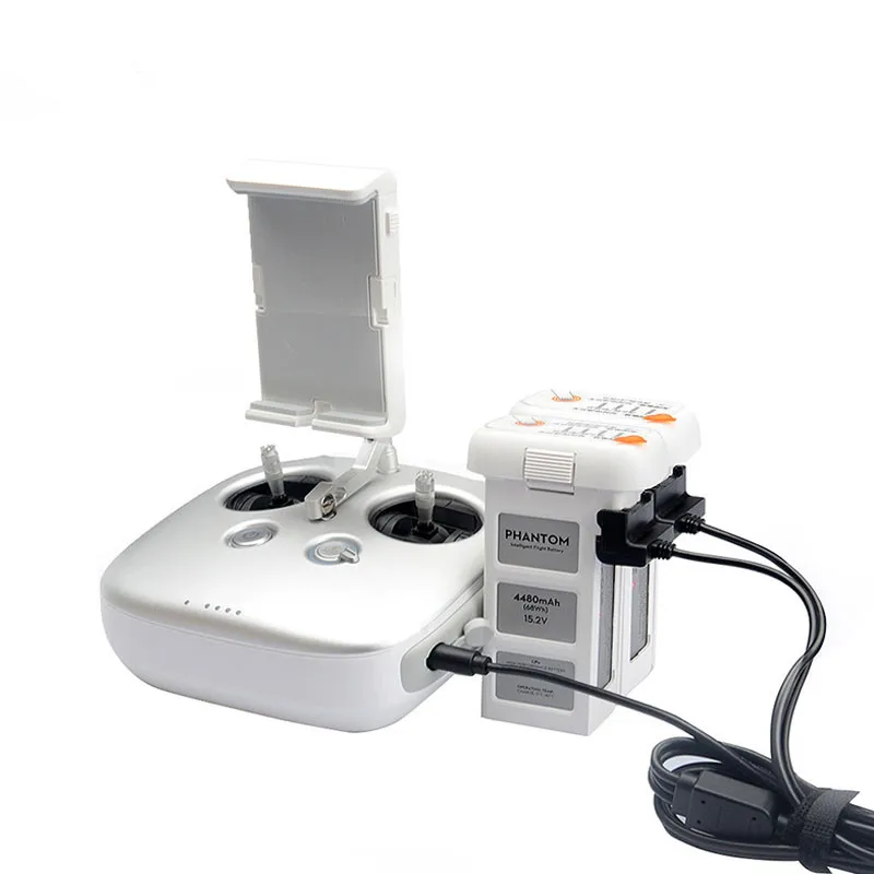 Phantom 3 Автомобильное зарядное устройство Батарея и пульт дистанционного управления параллельно Интеллектуальная Зарядка для RC DJI Phantom 3 professional/Расширенный