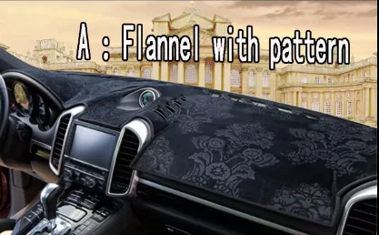Черный Для Mitsubishi Outlander LS GT 2006-2013 фланель Dashmats Dashboard Чехлы тире колодки автомобильный коврик ковер 2007 2008 2009 2010 2011 - Название цвета: Черный