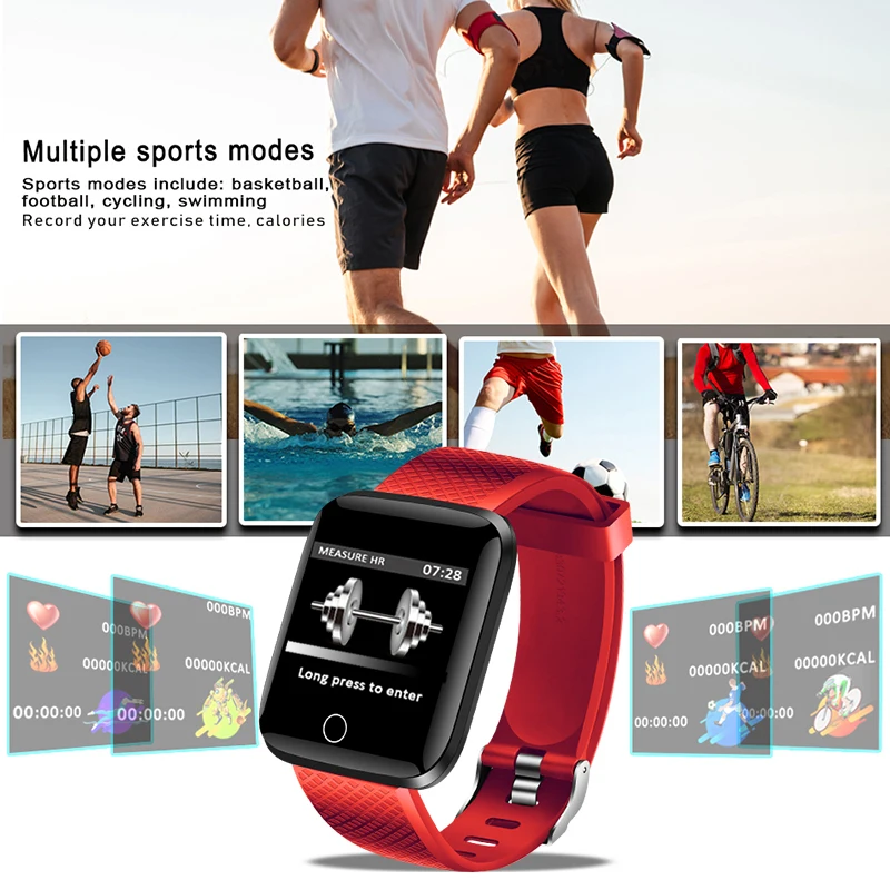 Смарт часы для женщин кровяное давление водонепроницаемые умные мужчин монитор