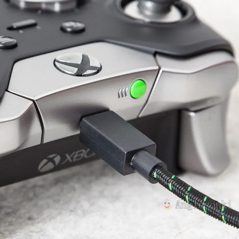 Высококачественный игровой контроллер Xbox One Elite оригинальный Плетеный Micro USB
