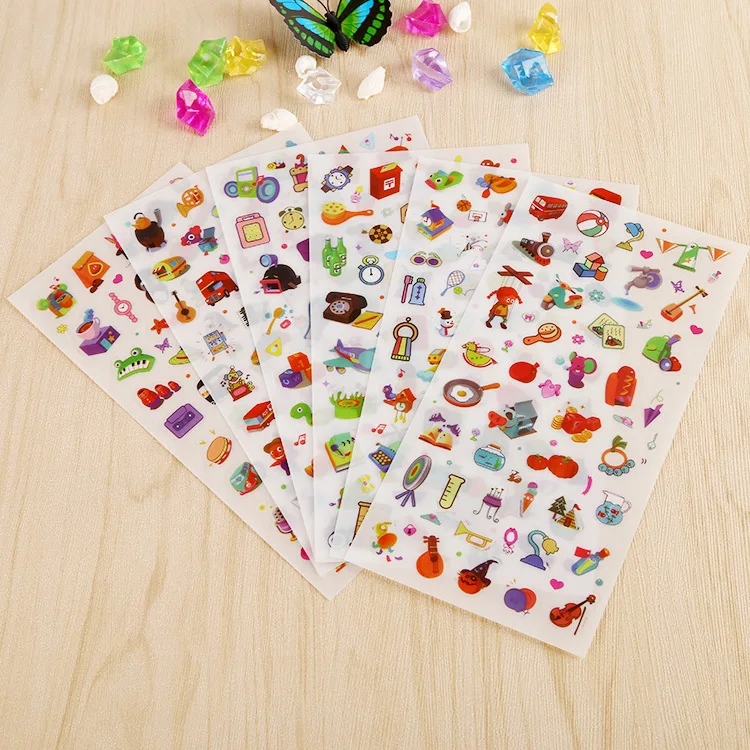 

DIY Красочные красивая мебель 3D кавайные этикетки дневник планер Журнал Дневник заметок Бумага Скрапбукинг альбомов фотометка