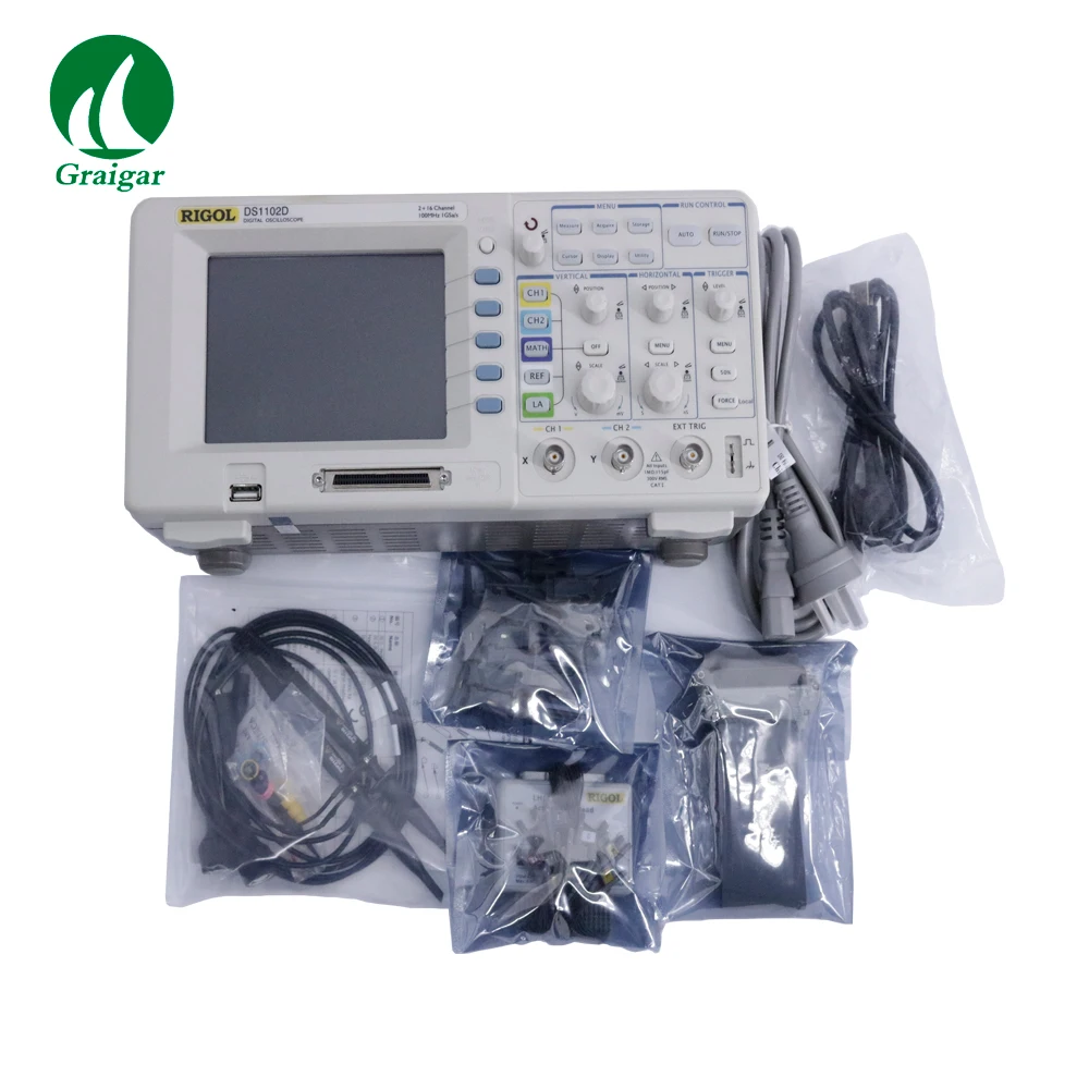Rigol DS1102D Digital Oscilloscope 100 MHz 2+16 Channels 1GSa/s | Инструменты