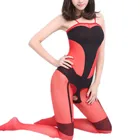 Черно-красные сиамские сексуальные леггинсы на бретельках для женщин тонкие сексуальные и яркие