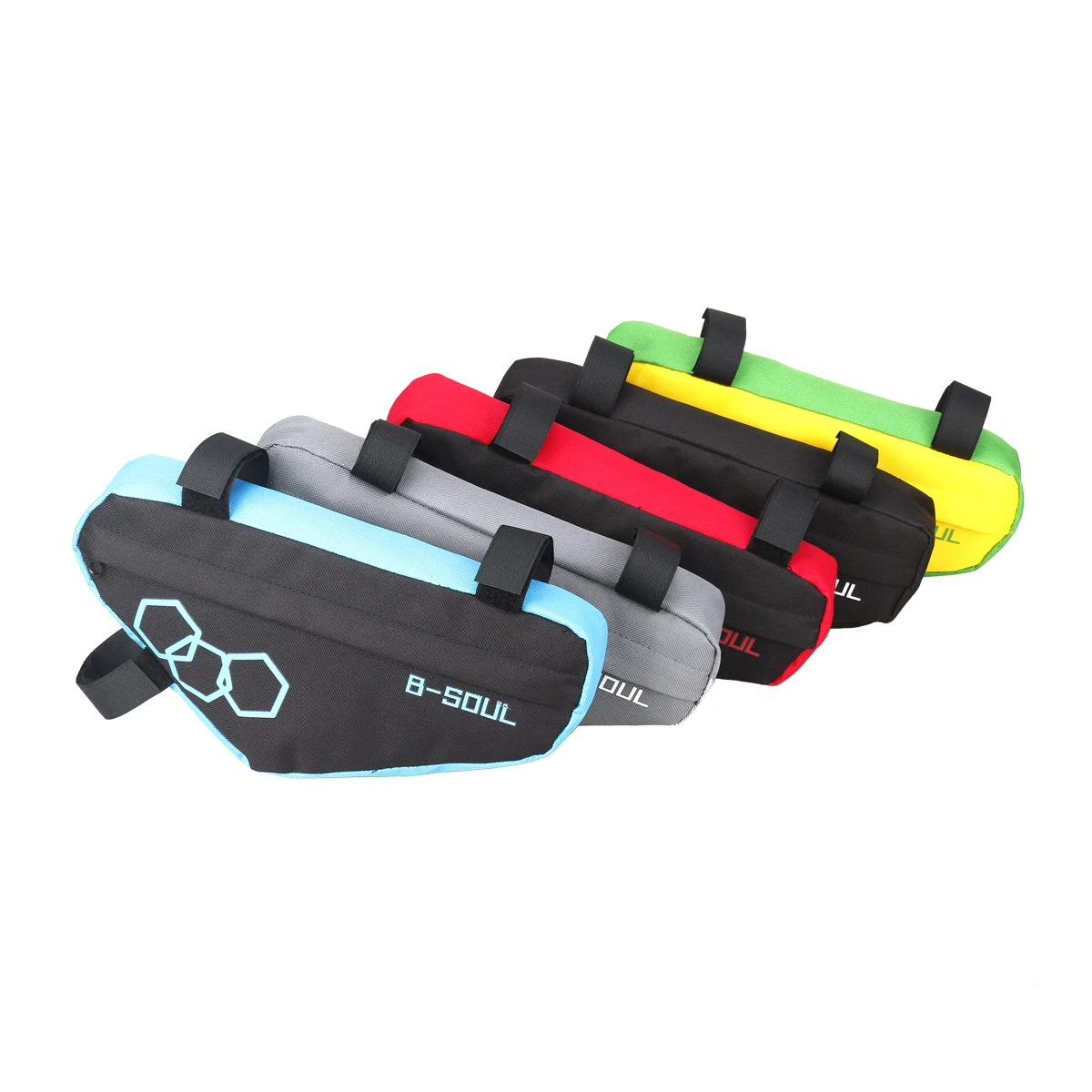 B-SOULWaterproof Cycling Bicycle Bags MTB Road Bike Frame Front Triangle Bike Tube Bags Rainproof Bicycle Repair Tool Pannier