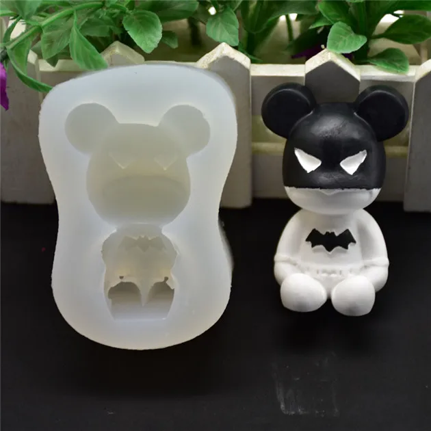 3D Аниме Медвежонок ручной работы формы для мыла инструменты украшения