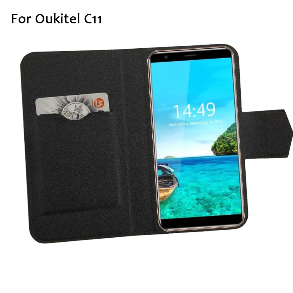 5 цветов Лидер продаж! Чехол Oukitel C11 кожаный чехол для телефона защитный с откидной