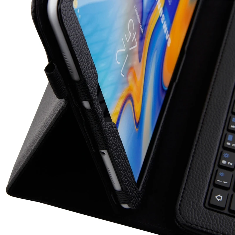 Черный чехол с клавиатурой для samsung Galaxy Tab A 10,5 модель Sm-T590/T595/T597, тонкий легкий Чехол-подставка с отсоединением
