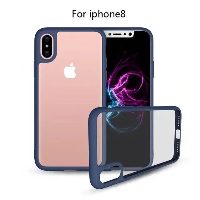 ТПУ телефон Чехол для iPhone 7 Plus 6 S плюс 6splus Прозрачный защиты оболочка задняя