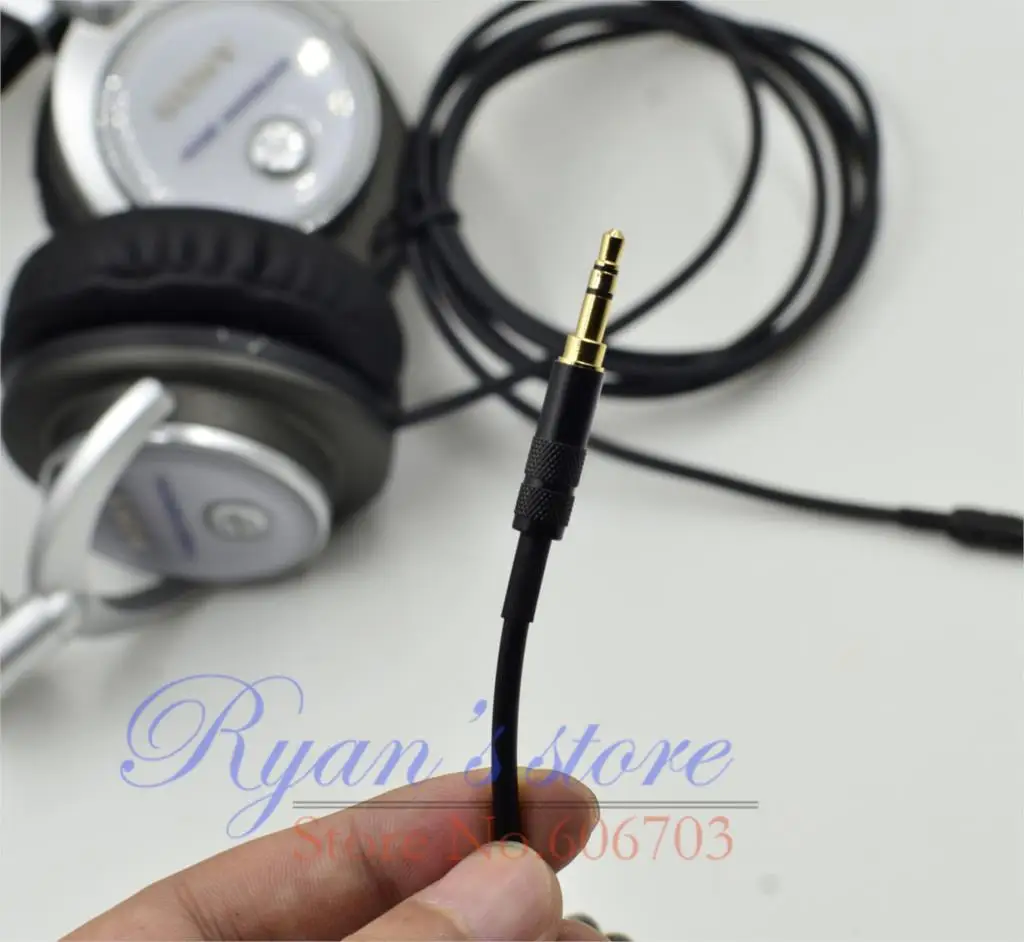Замена обновления кабель провода линии для sony MDR-NC6 NC 6 Nosie шумоподавления гарнитуры наушники в комплект не входят