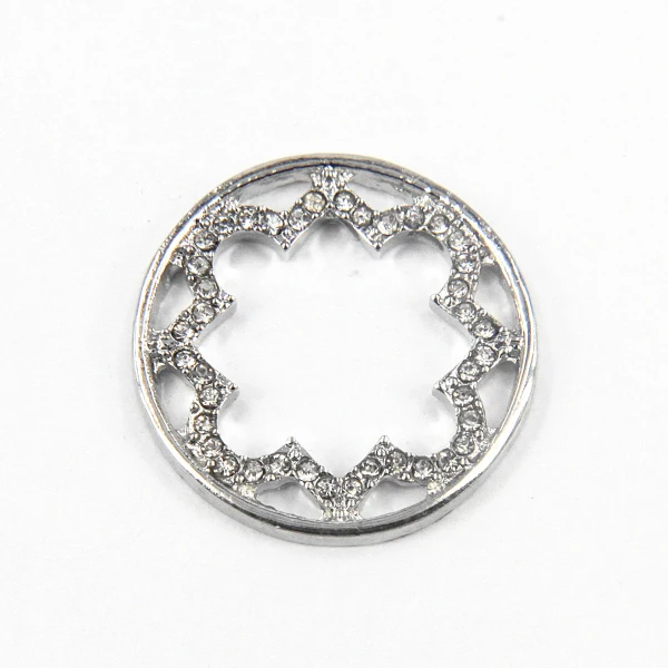 Vinnie дизайнерские ювелирные изделия круглые хрустальные пластины Плавающие