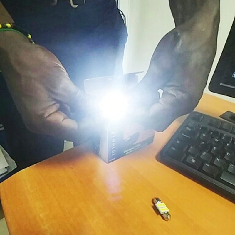 100x Canbus безошибочный Festoon 31 мм 36 39 41 C5w C10w Авто 12 Smd 4014 светодиодный купол для салона