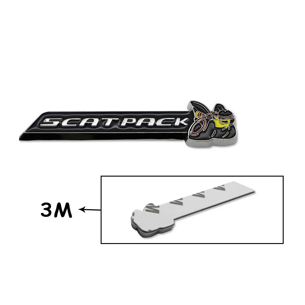

1x Car Auto Scat Pack Bee Style Metal Alloy Emblem Badge Stickers for Charger Challenger R/T