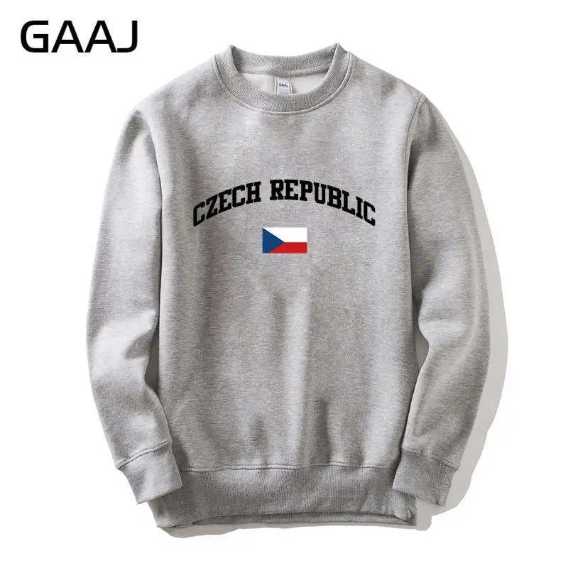 Свитшот GAAJ с флагом Чехии для мужчин и женщин спортивный костюм свитшот Мужской